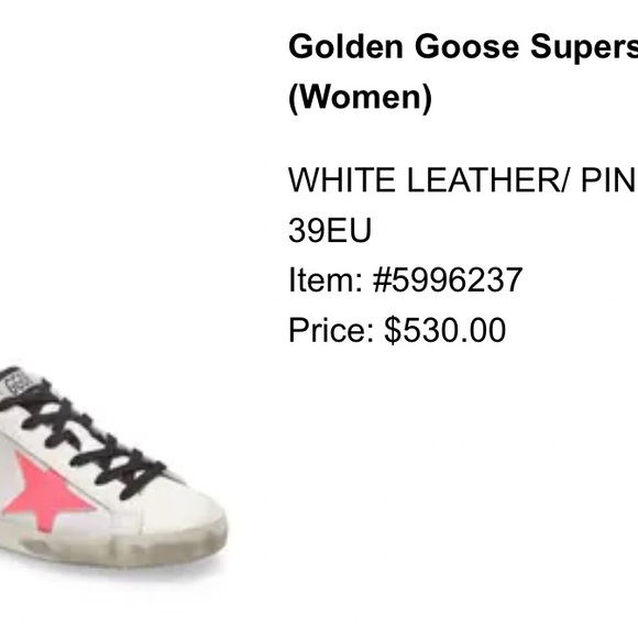 Golden Goose Superstar Sneakers- VGUC. Purchased  Nordstrom- will share receipt - Picture 11 of 11